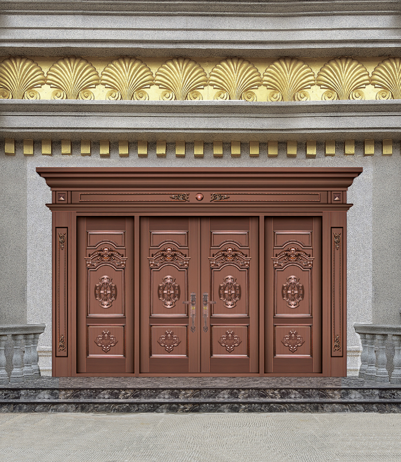 別墅四開(kāi)銅門(mén)