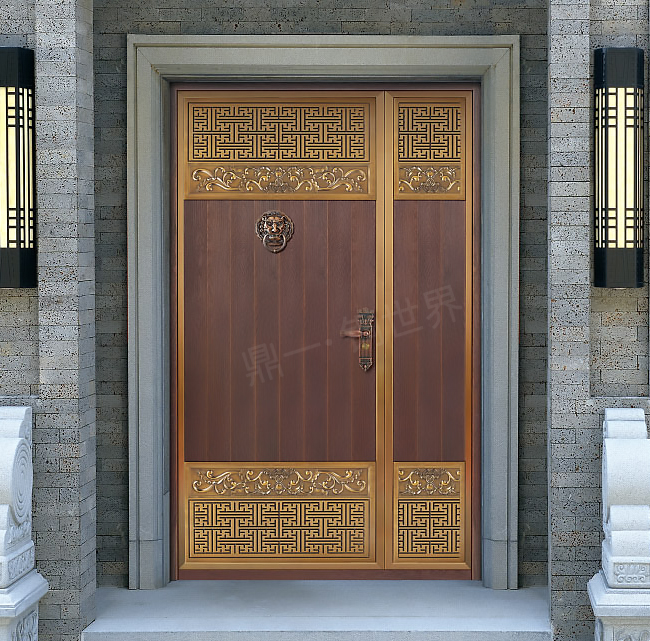 新中式銅門(mén)